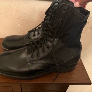 Men's Black Combat Boots